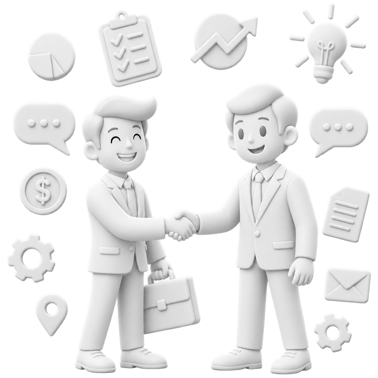 Partnership handshake